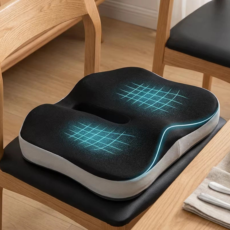 Ergonomisches Sitzkissen aus Gedächtnisschaum, 41×38 cm