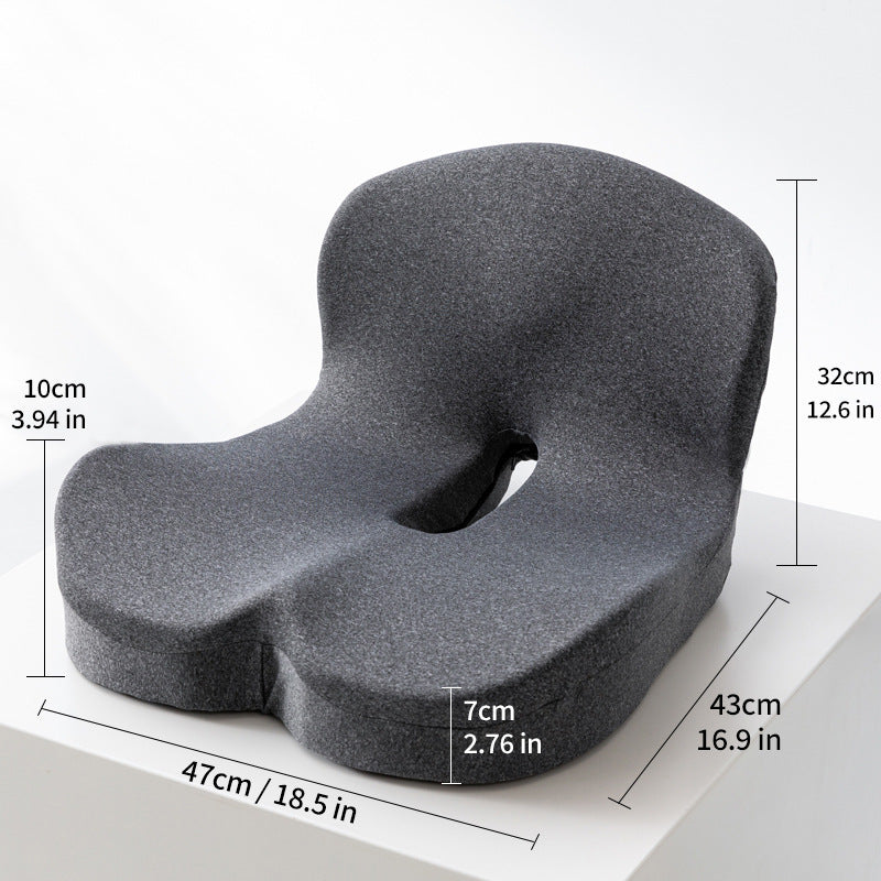 Sitzkissen mit Rückenlehne aus Memory-Schaum