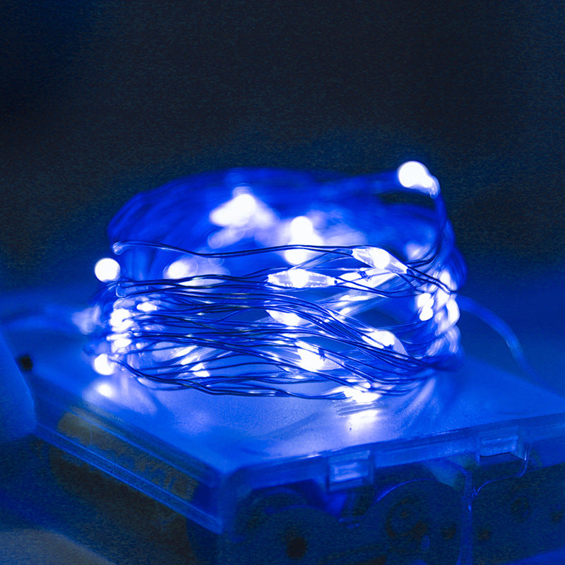 LED-Lichterkette, 10 m, 100 Lichter, USB/Batterie