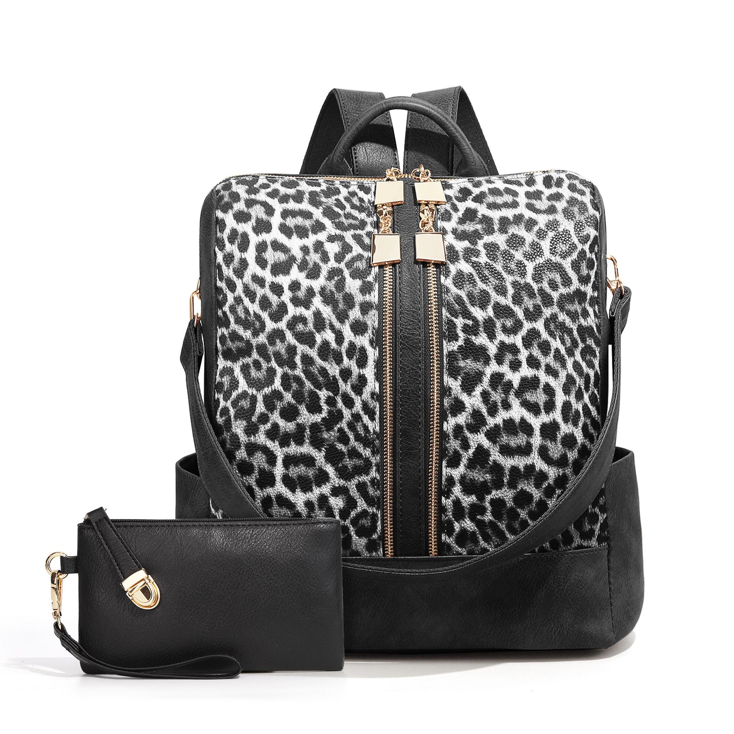 Rucksack Damen, Leinwand, Schachbrettmuster