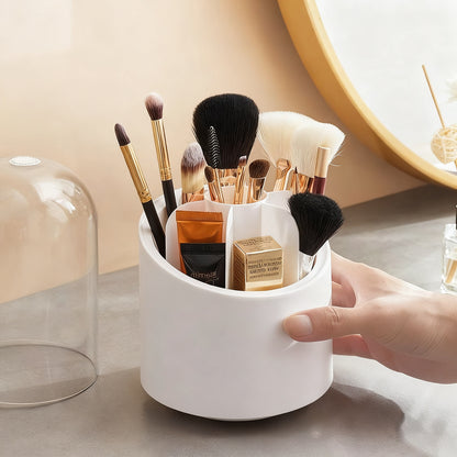 Drehbarer Kosmetik-Organizer mit Deckel