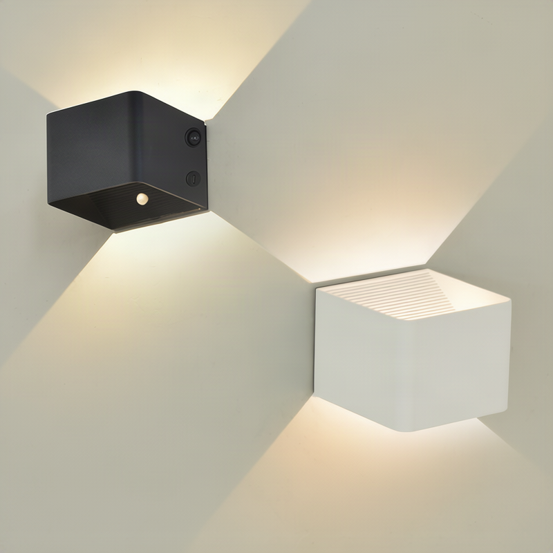 LED-Wandleuchte, Aluminium, wasserfest