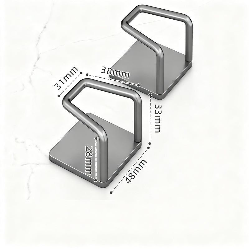 Edelstahl-Wandhaken ohne Bohren, 6er/8er Set