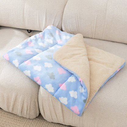Flauschige Haustiermatte aus Fleece