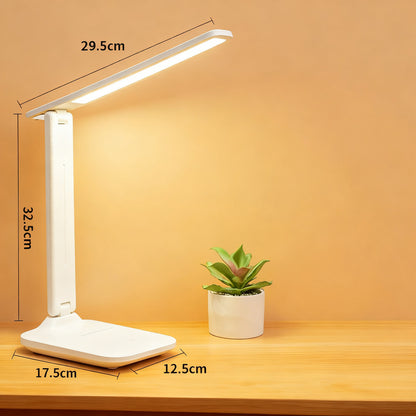 Klappbare LED-Schreibtischlampe mit USB-Anschluss