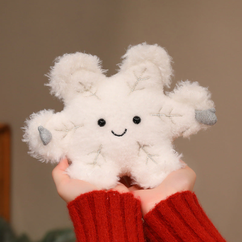 Weihnachtsplüschtiere, Weihnachtsbaum und Schneeflocke