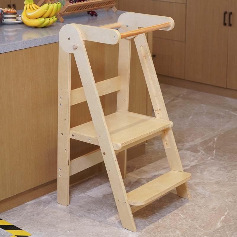 Montessori-Lernturm aus Holz, klappbar, 91×46×48 cm