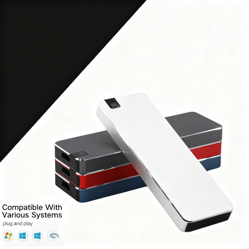 Tragbare SSD, Metall, ultraflach