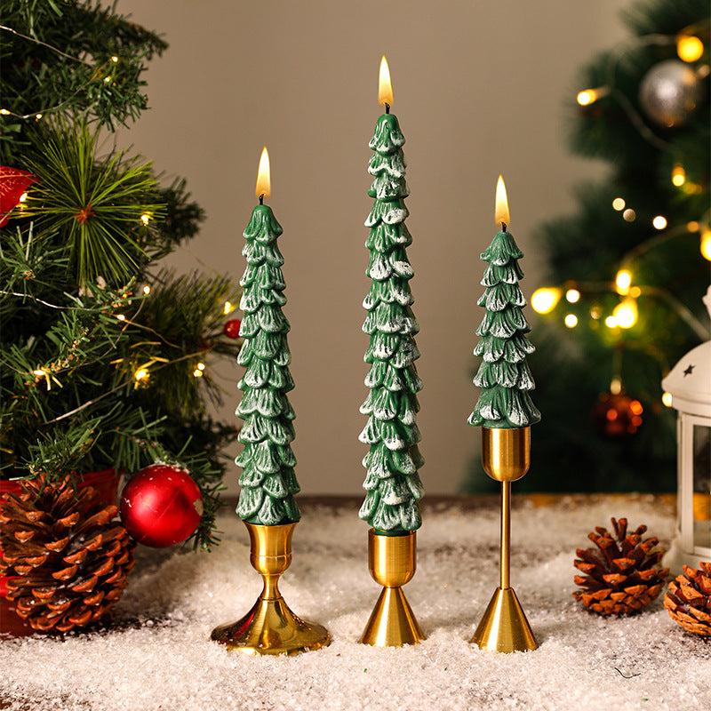 Weihnachtsbaum-Duftkerze, Sojamischung, handgefertigt