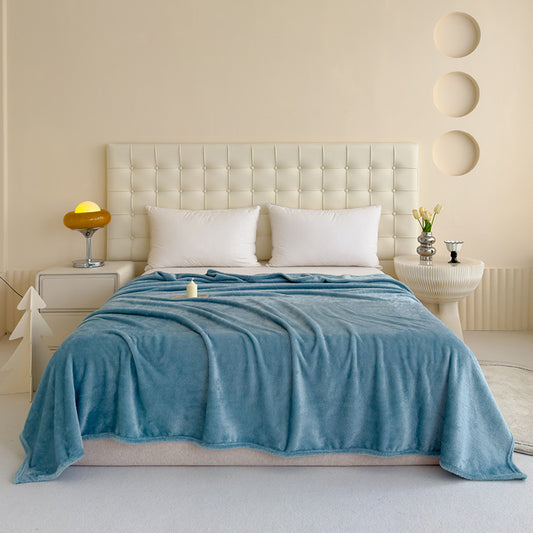 Fleecedecke aus Polyester, 100×150 bis 200×230 cm