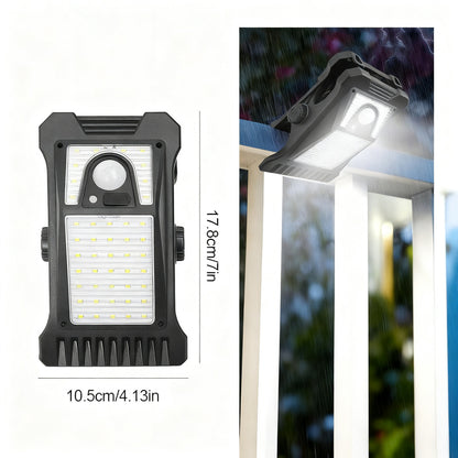 Solar-Klemmleuchte, LED oder COB, weiß