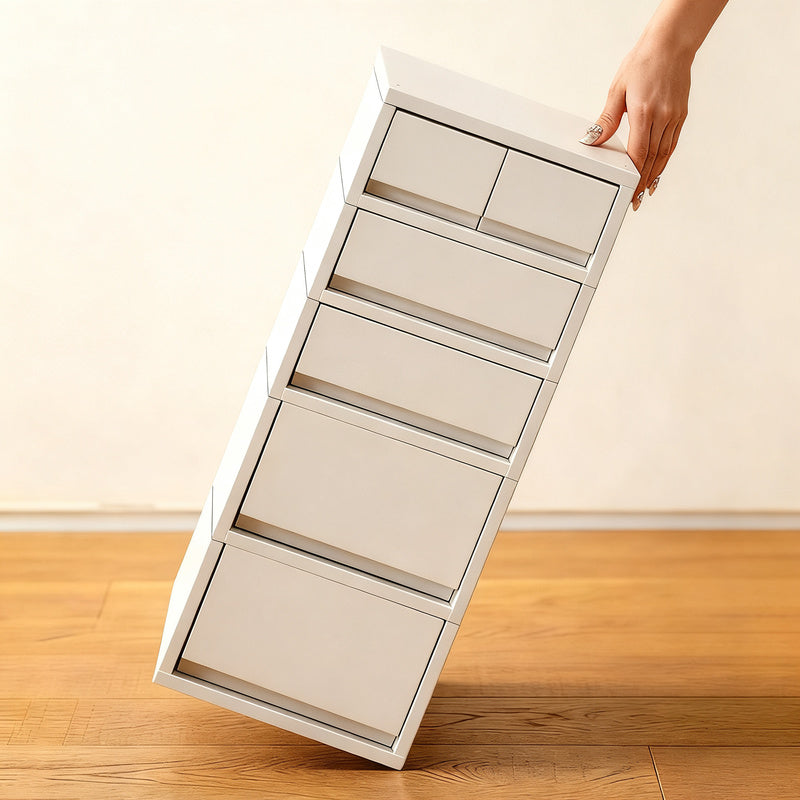 Schubladenschrank mit 3–5 Schubladen, quadratisch