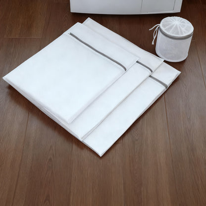 Wäschenetz aus Polyester, grau, verschiedene Größen