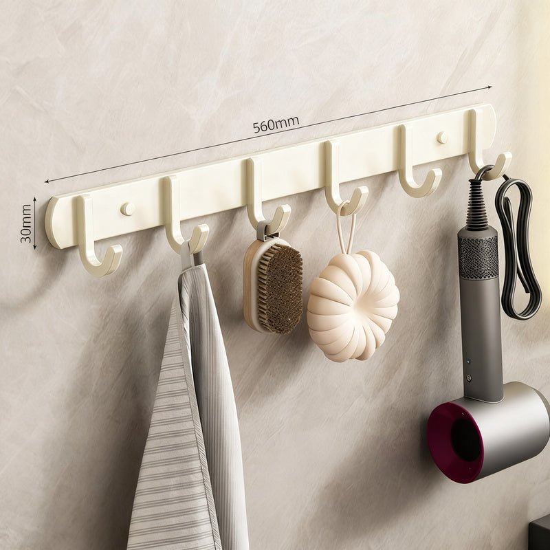 Starke Aluminium-Wandhaken mit Klebepads