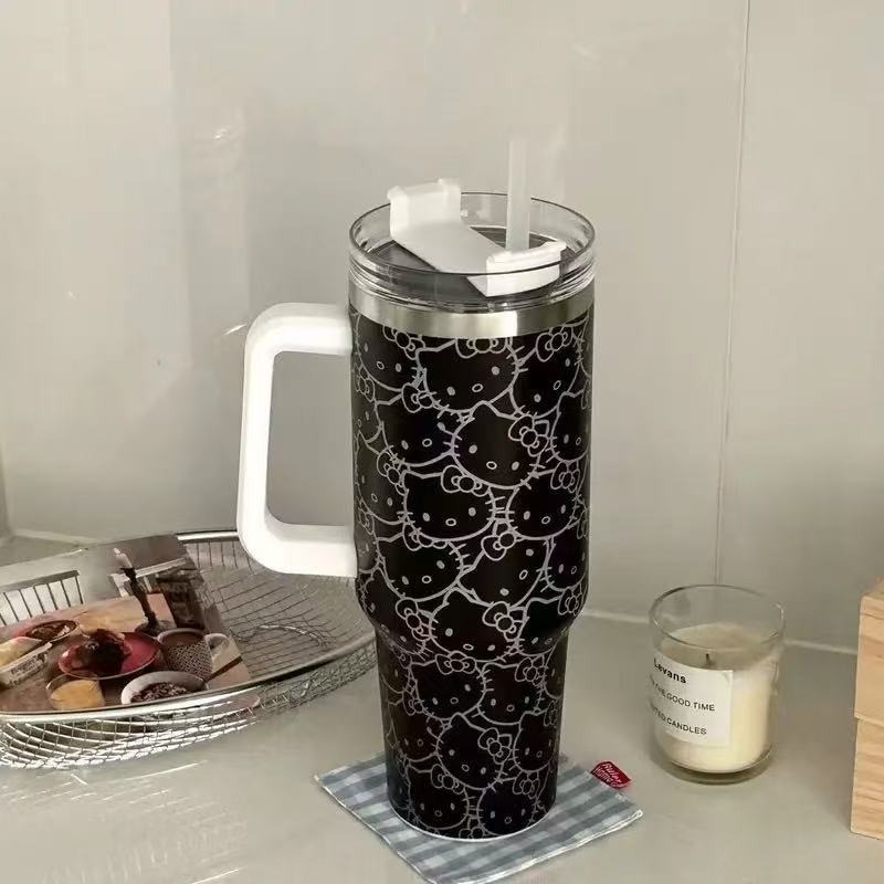 Isolierbecher aus Edelstahl, 40 oz, mit Henkel