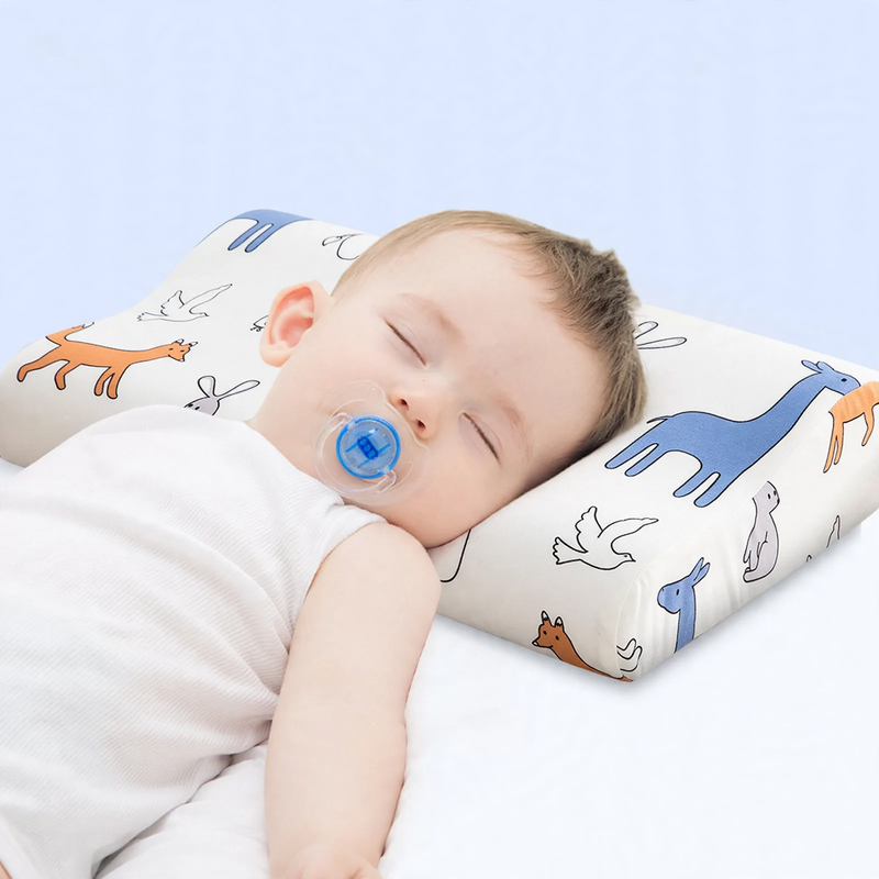 Kinderkissen mit Wellen-Design aus Memory-Foam