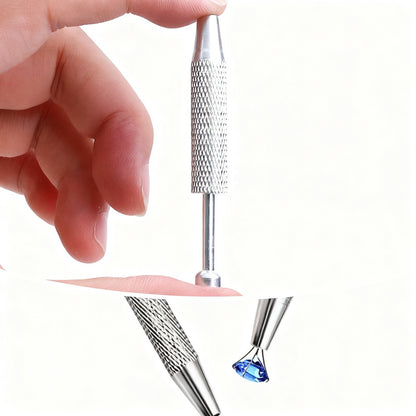 Titan-Piercingstab, flache Basis, Innengewinde