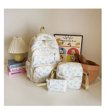 Drei-teiliges Rucksack-Set aus Nylon, groß und vielseitig