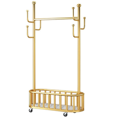 Bewegliche Garderobe aus Kohlenstoffstahl, Nordisch
