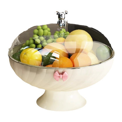 Obstschale aus Kunststoff, einfarbig, modern