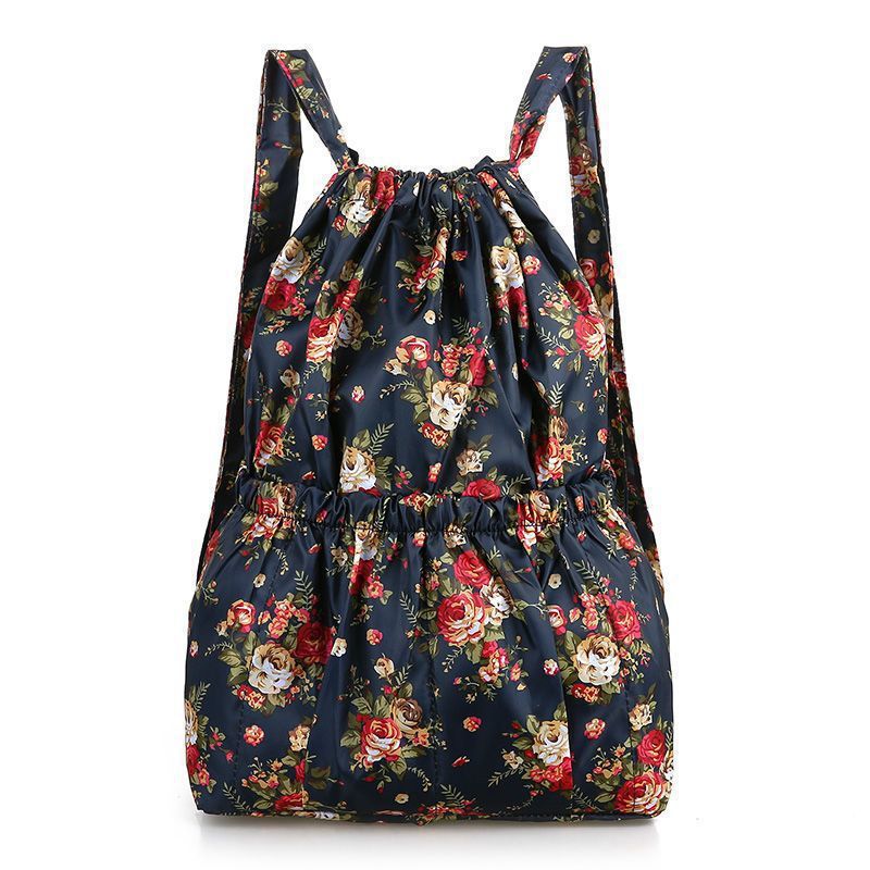 Damen-Rucksack mit Druckmuster, strapazierfähig, großes Volumen