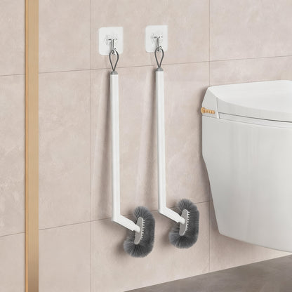 Toilettenbürste mit langem Griff, wandhängbar