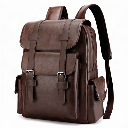 Rucksack aus PU-Leder, 20–35 L, Modell 975
