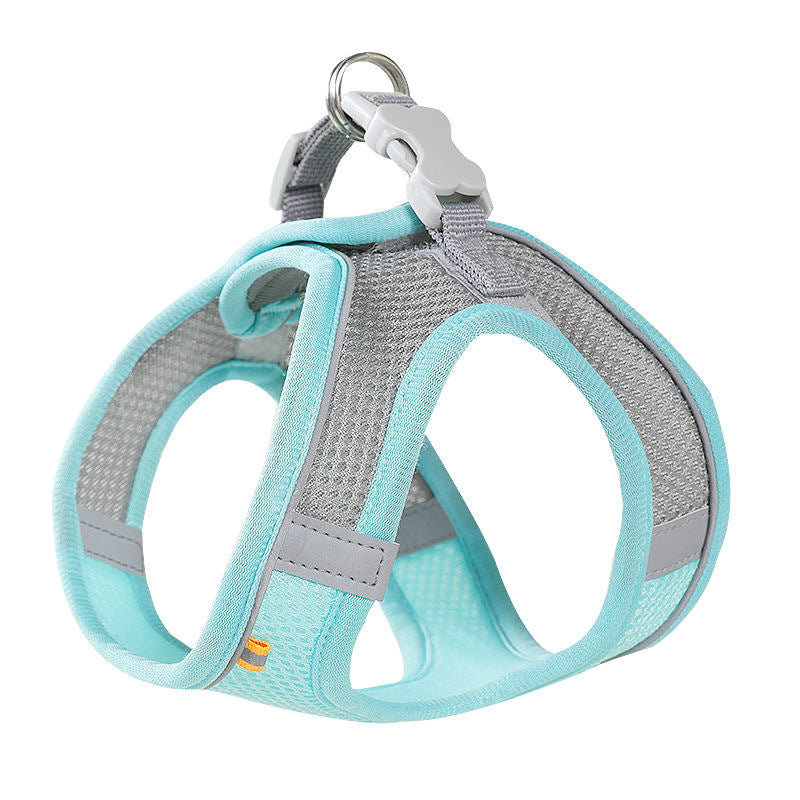 Hundegeschirr aus Stoff mit Leine, XS bis XL