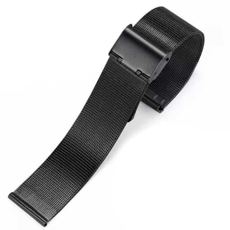 Schwarzes Luxusarmband für Ultradünn Smartwatch