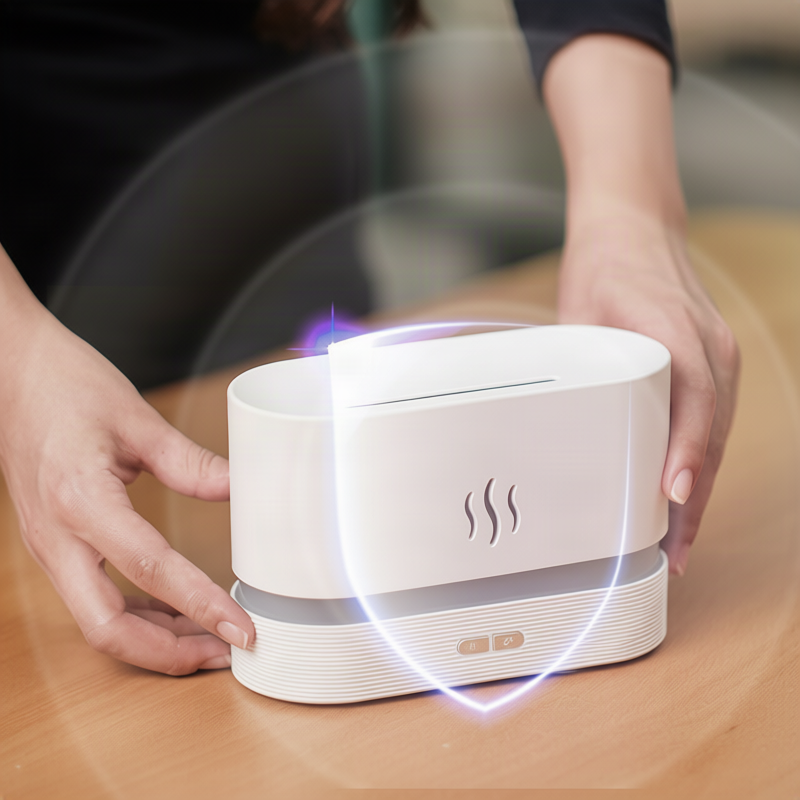 Ultraschall-Aroma-Diffuser mit Flammeneffekt