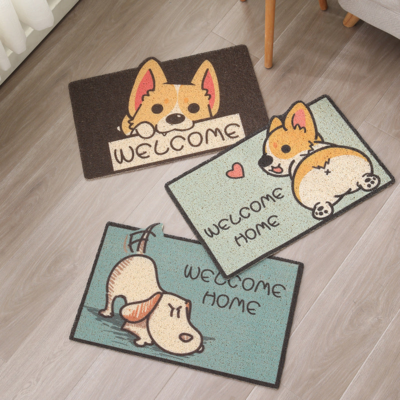 Badezimmermatte, rutschfest, Kunstfell