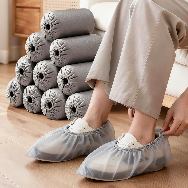 Schuhüberzieher aus Vliesstoff, rutschfest