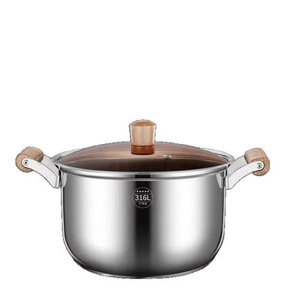 Edelstahl-Kochtopf 20 cm, 1,1–2 L, Modell HD190912