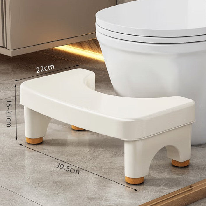 Toilettenhocker aus Kunststoff