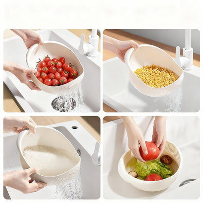Kunststoff-Siebkörbchen zum Waschen und Abtropfen