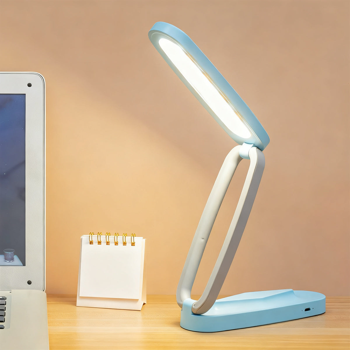 Faltbare LED-Schreibtischlampe mit Farbwahl
