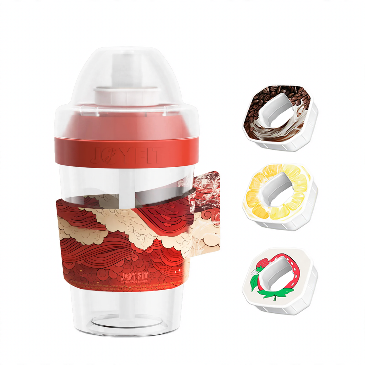 Sporttrinkflasche mit Strohhalm, 400 ml