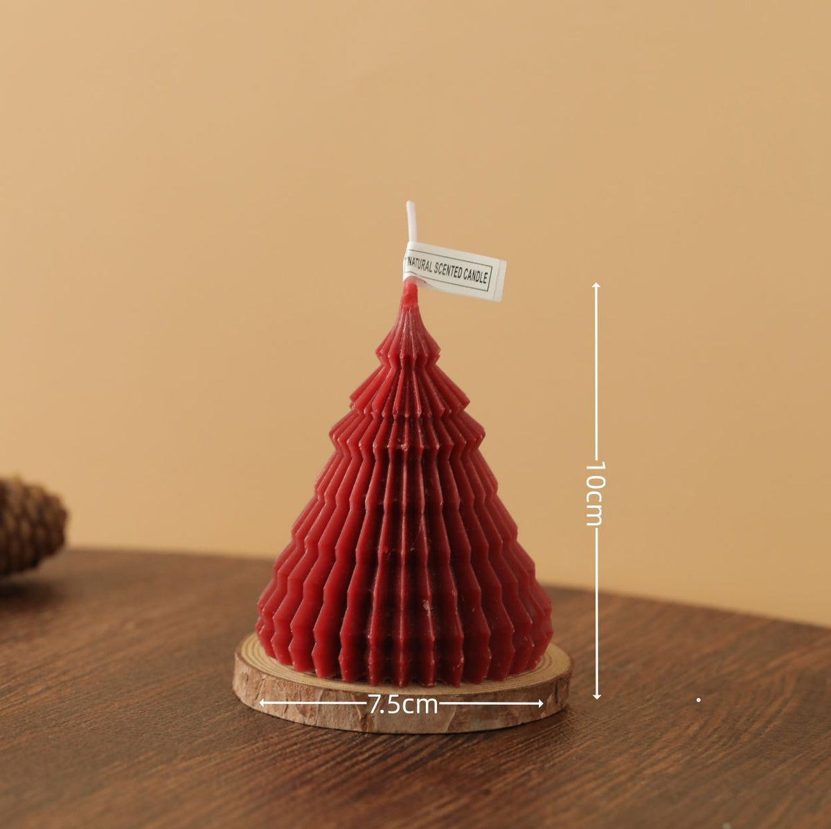 Weihnachts-Duftkerzen-Set, Soja-Wachs, handgefertigt