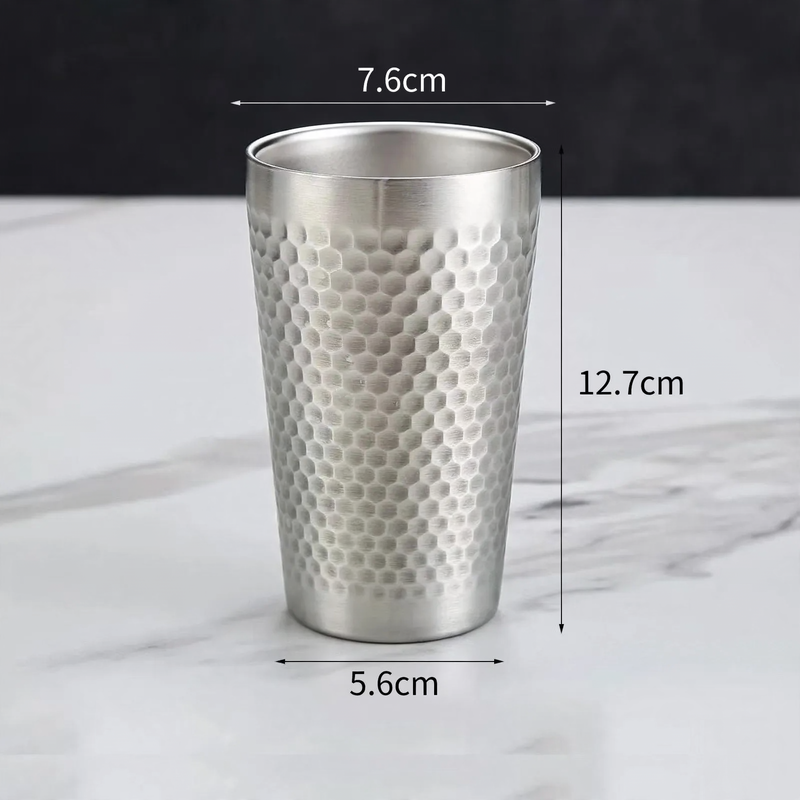 Doppelwandiger Edelstahlbecher, 175–260 ml