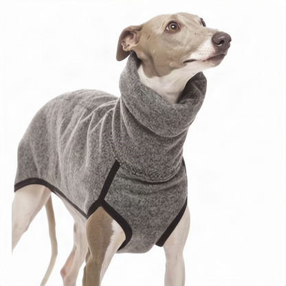 Hundemantel aus Sweatshirt-Stoff mit Taschen