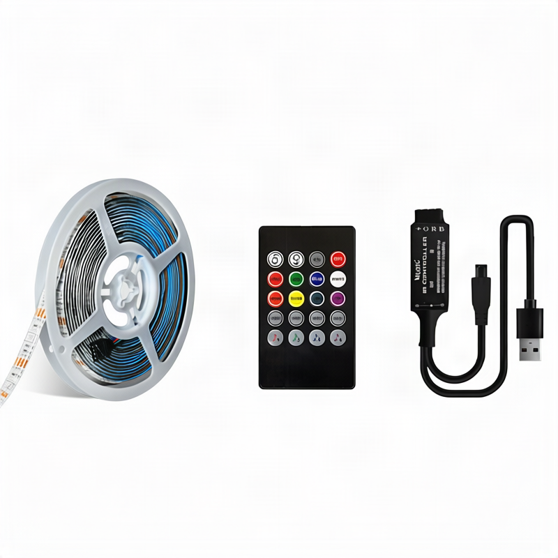 RGB-LED-Streifen 5050, steuerbar per App und Fernbedienung