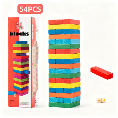 Holz-Stapelspiel, 48–51 Teile