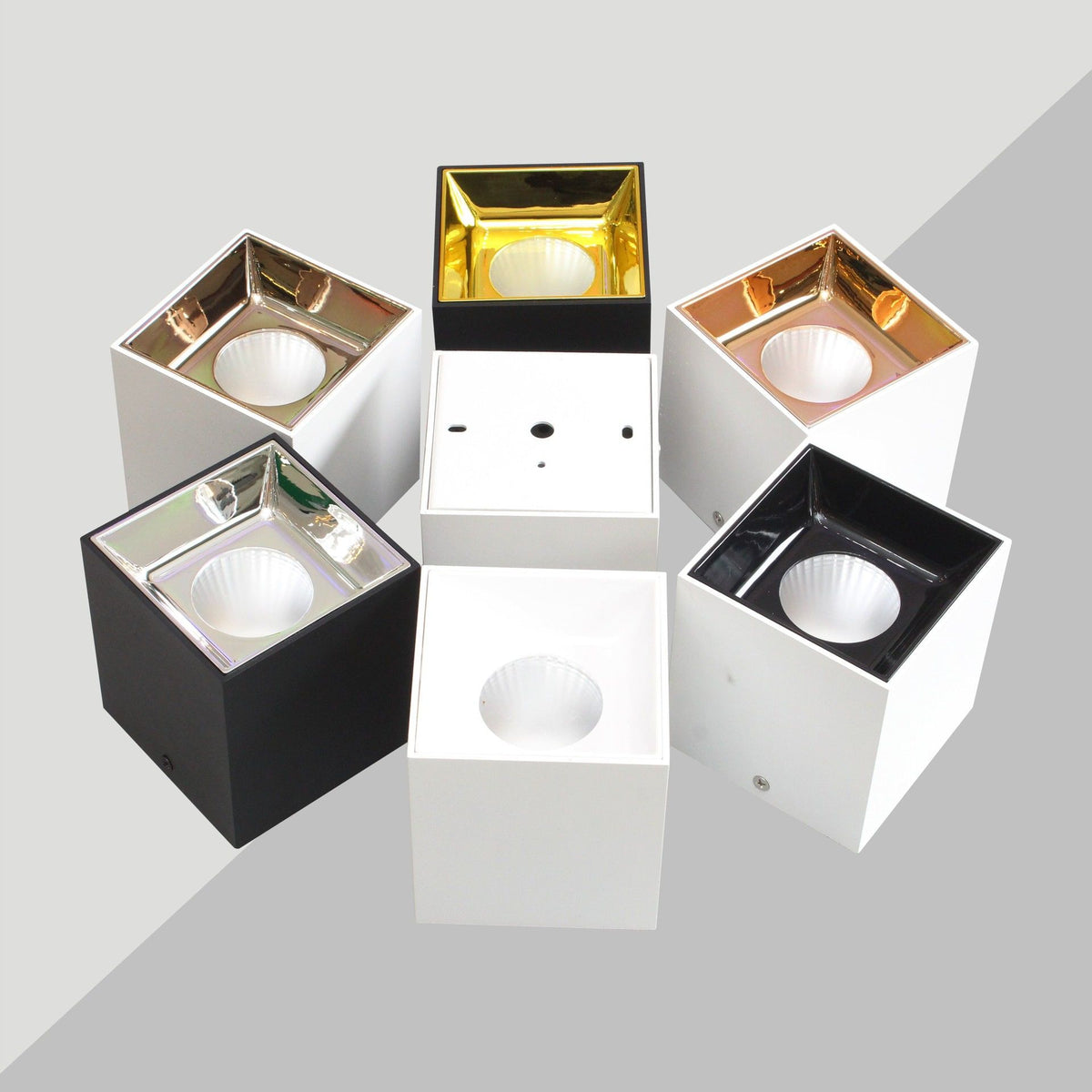 LED Aufbaustrahler quadratisch 75×75 mm, COB