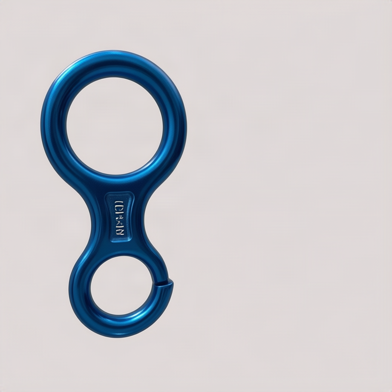 Stahlkarabiner für Klettern, 25 KN