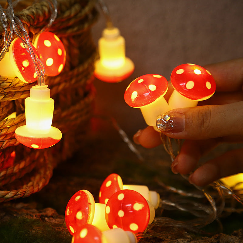 LED-Pilzlichterkette, 1,5 m bis 6 m