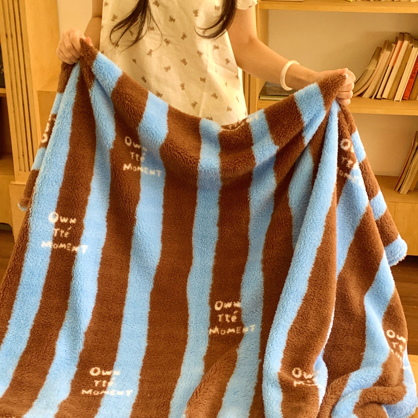Fleece-Wolldecke aus Polyester, 75–150 cm