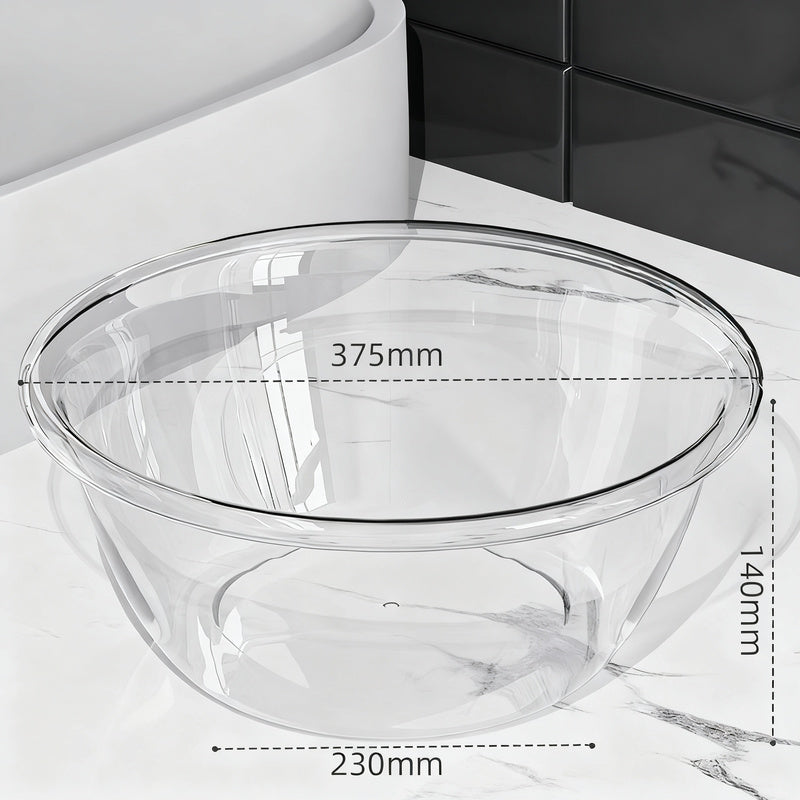 Kunststoff-Waschbecken, transparent, robust