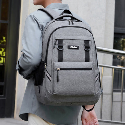 Rucksack groß aus Oxford-Stoff – 20–35 L, Fach für 16-Zoll-Laptop, mehrere Fächer, für Schule, Arbeit & Reisen