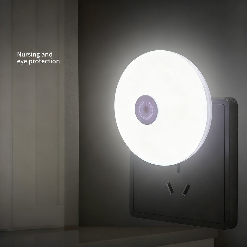 LED-Nachtleuchte mit Knopfschalter