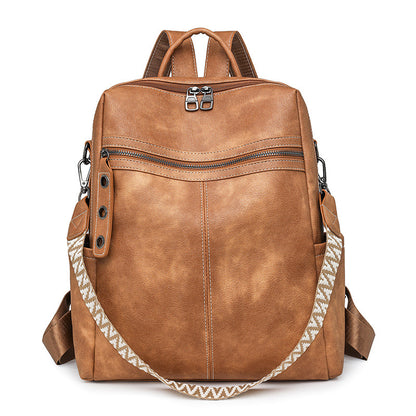 Rucksack aus PU-Material, mehrere Trageweisen